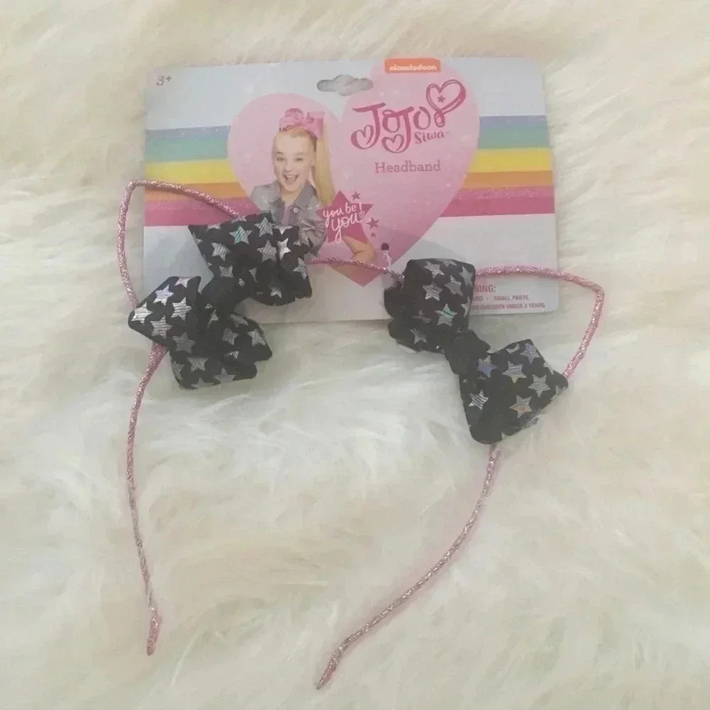 JoJo Siwa Girls Glitter Cat Mini Bow Headband